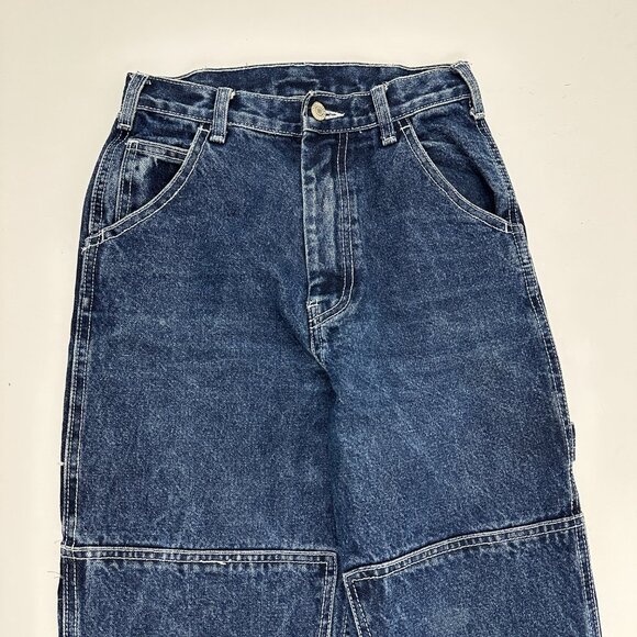 J. Galt Carpenter Straight Women's size S Dark Wash Blue Denim Jeans - Picture 2 of 4